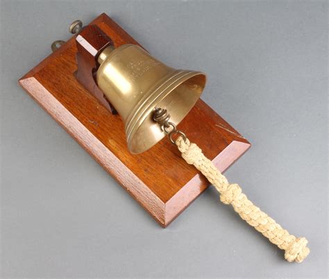 wall mounted brass bell